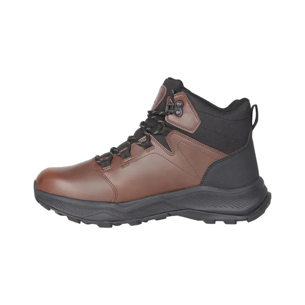 Chaussures Montantes De Marche En Cuir EXPLORATION Homme (Marron) 3/4