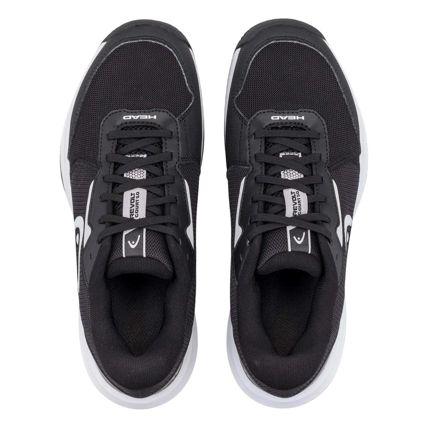 "Revolt Court 5.0" Tennisschuhe für Damen Schwarz/Weiß 3/4