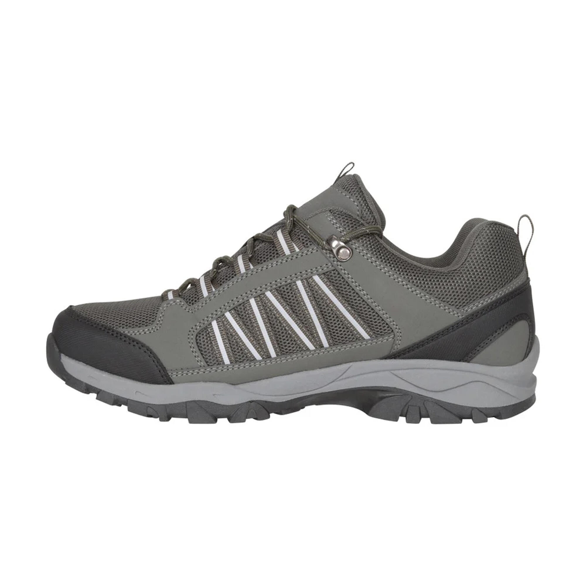 Chaussures De Marche Imperméables Motif/style Contrasté PATH Homme (Vert Kaki) 3/4