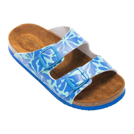 Sandales À Double Sangle Et Semelle Compensée MIA Enfant (Beige)