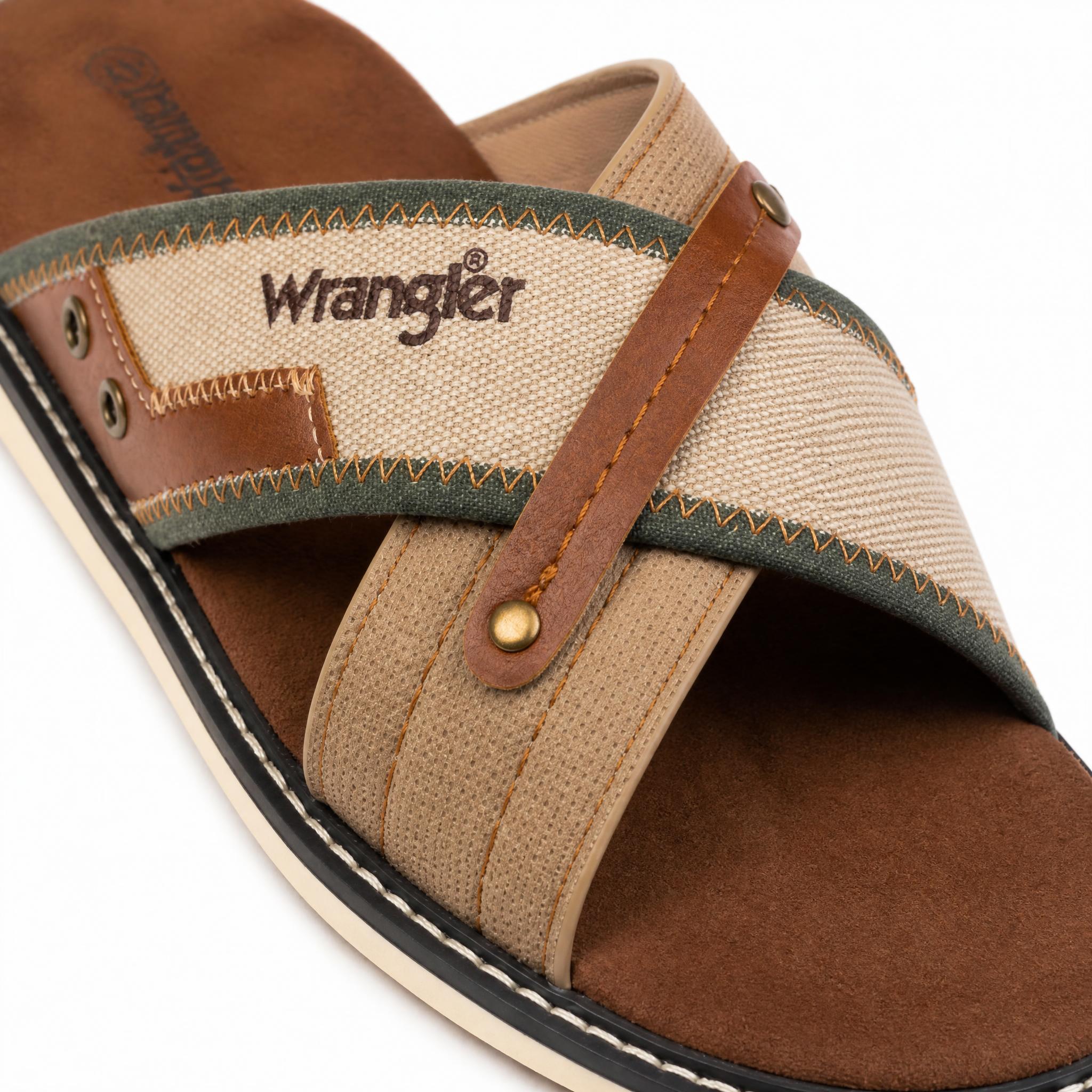 Klapki męskie Wrangler CALVIN SLIDER MEN LOW 3/5