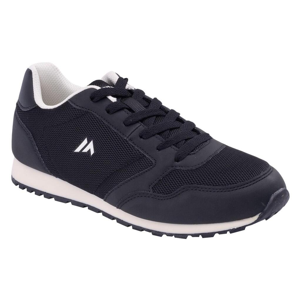 Womens/Ladies Arne Trainers (Black/Cream)