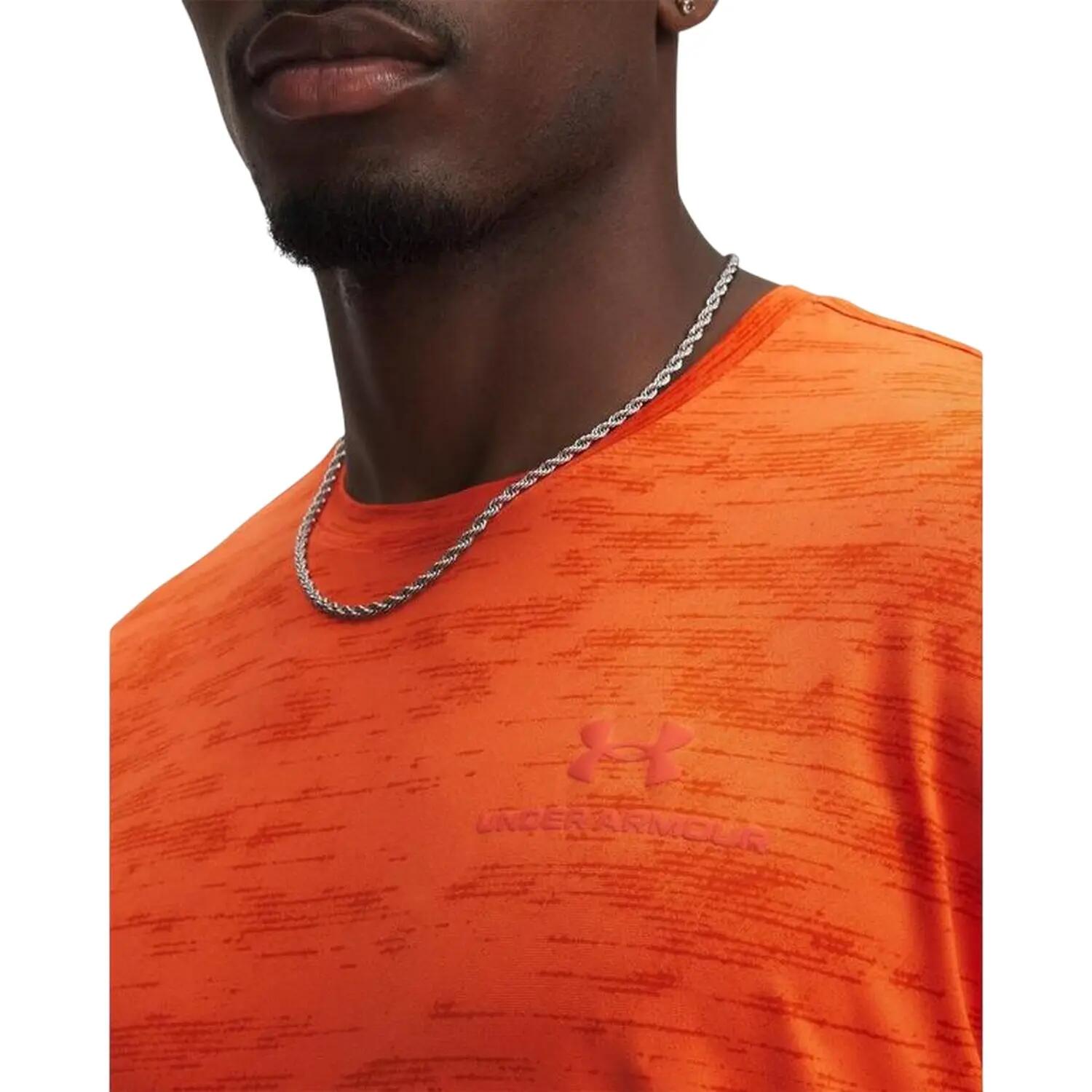 Maglietta Girocollo Uomo Under Armour Vanish Arancio 3/3