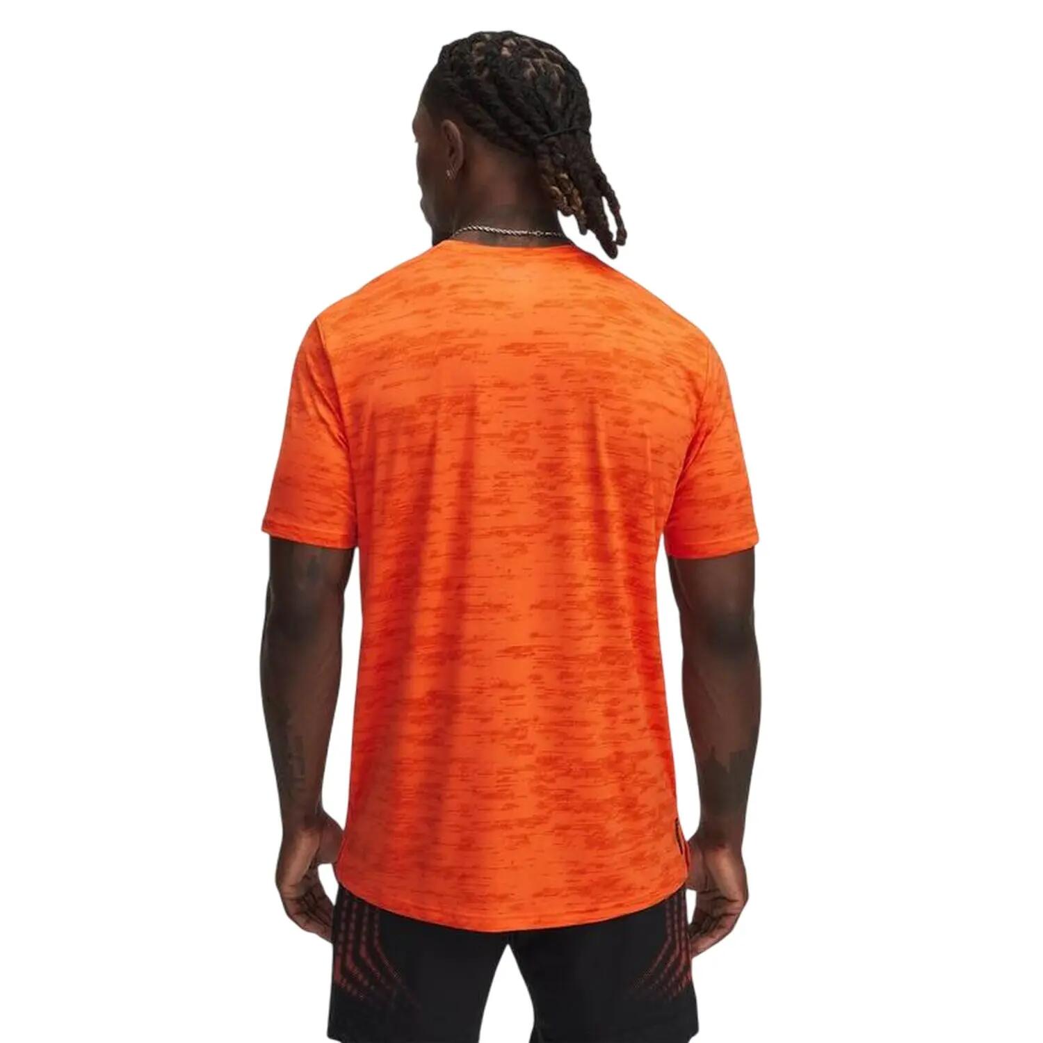 Maglietta Girocollo Uomo Under Armour Vanish Arancio 2/3