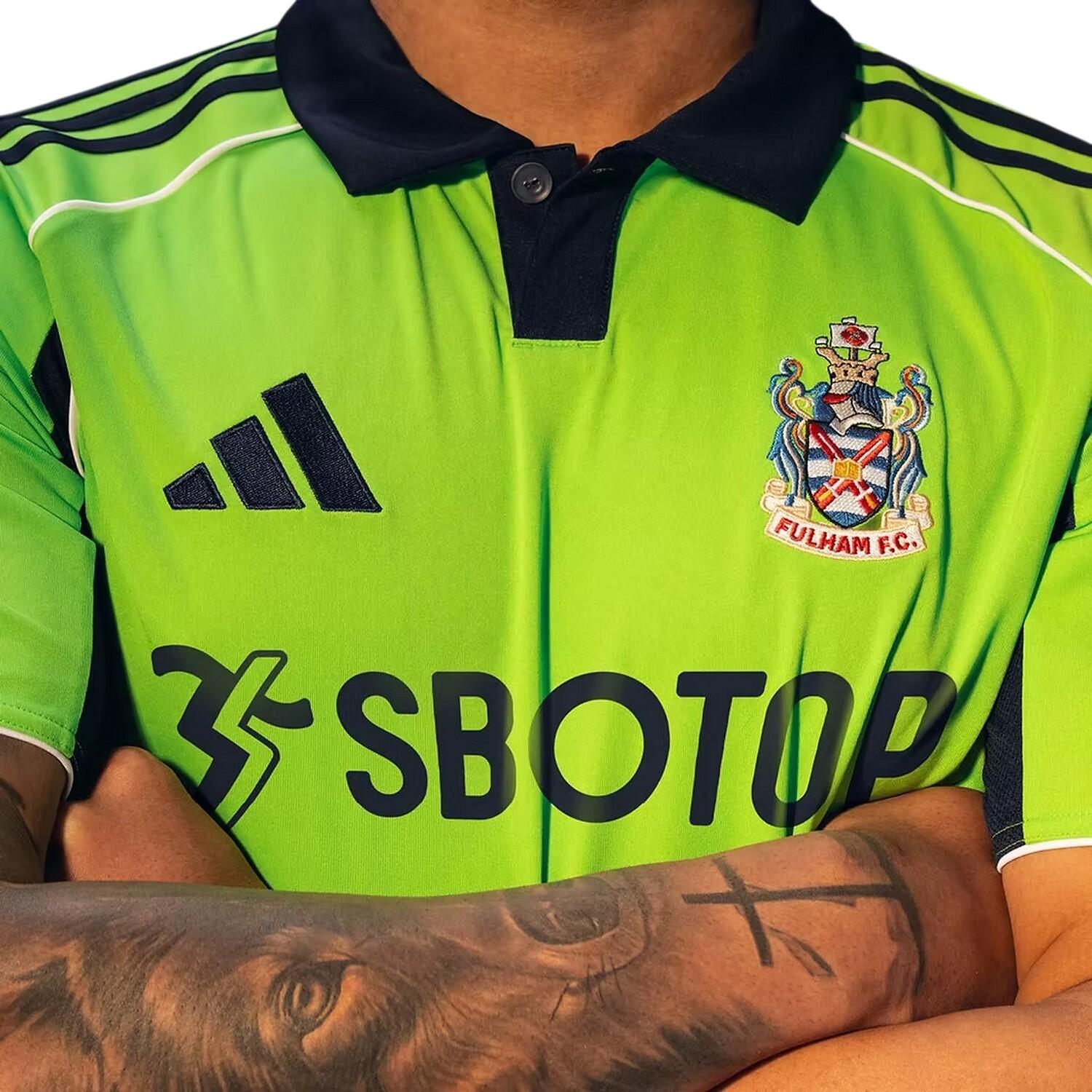 Mens 25/26 Adidas Away Jersey (Green/Blue) 4/4