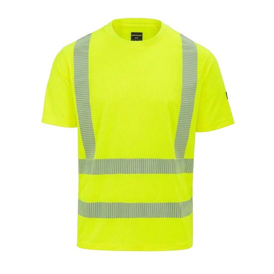 TShirt für , Signalkleidung, Leicht Herren Gelb