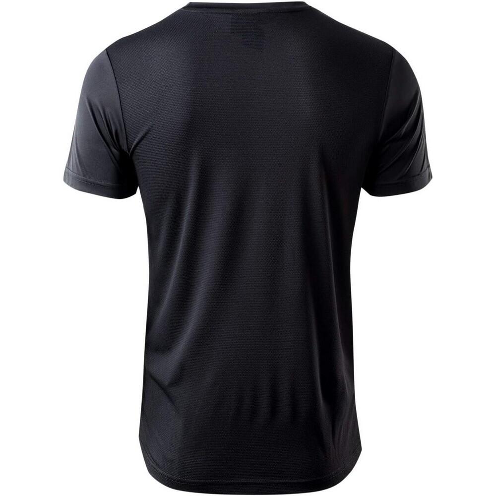 Heren Bisic Logo Polyester TShirt (Zwart) 2/3