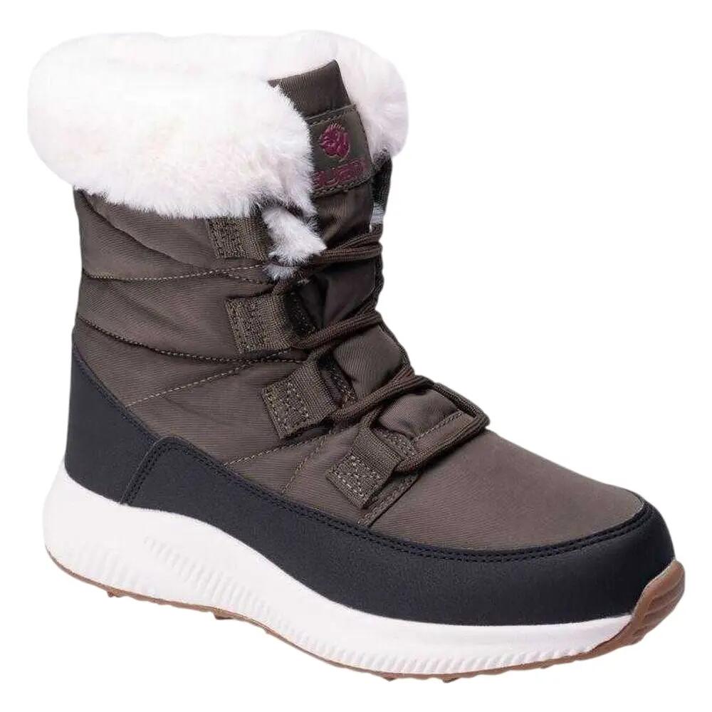 Womens/Ladies Berra Waterproof Mid Cut Snow Boots (Brown)