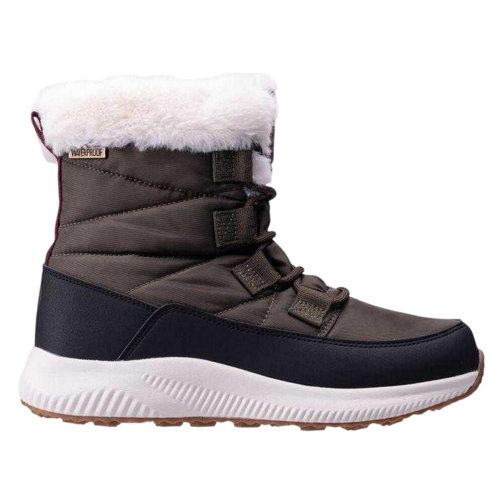 Botas para Nieve de Impermeable Berra para Mujer Marrón 3/4