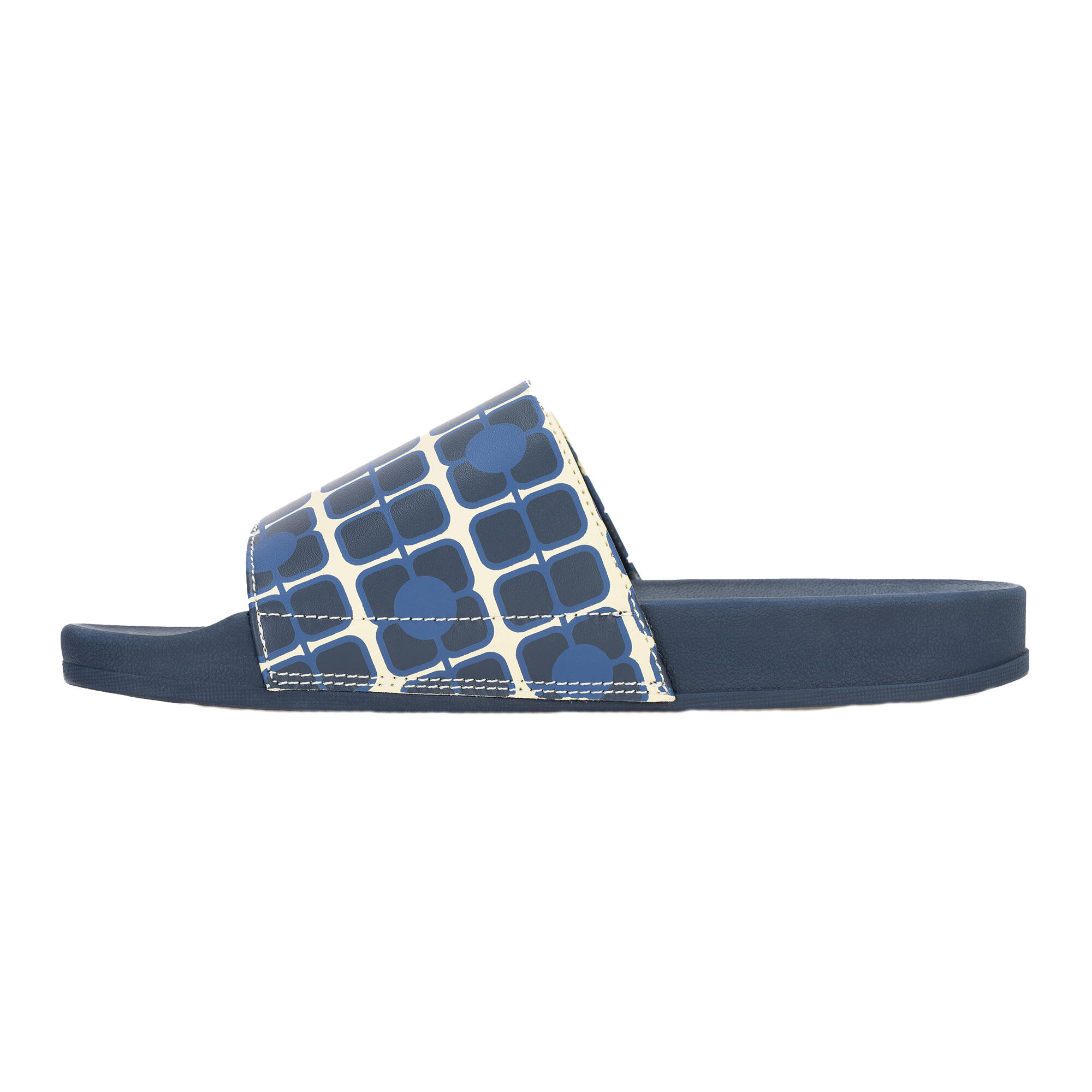 Claquettes Motif/style Coquelicot Géant ORLA KIELY Femme (Bleu Marine Imprimé) 3/5