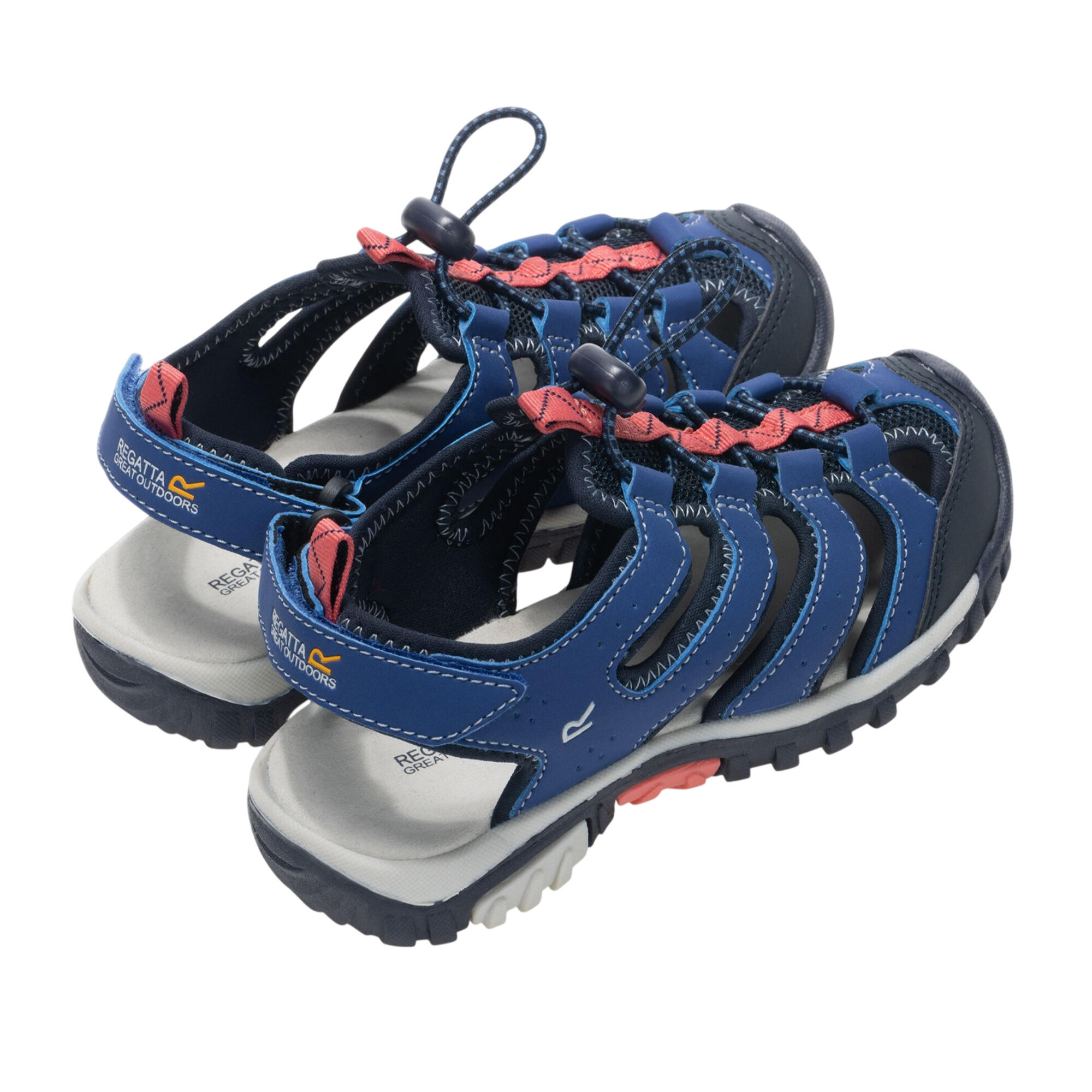 Sandálias Westshore IV para crianças e jovens (Azul Aviador/Rosa Pêssego) 2/5