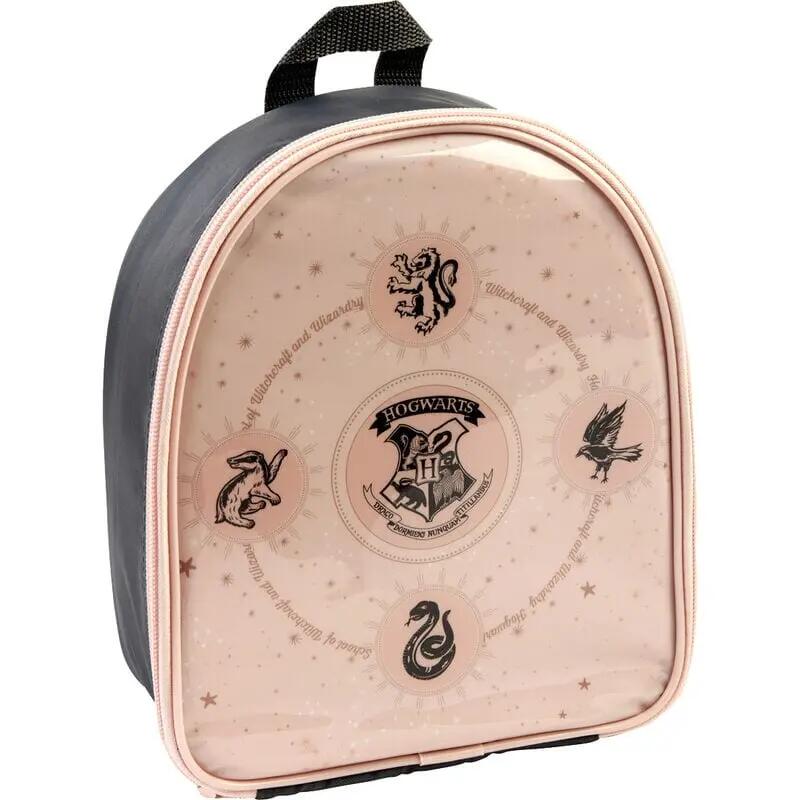 Sac à lunch isotherme Harry Potter Poudlard pour enfants avec poignée, rose et 2/2