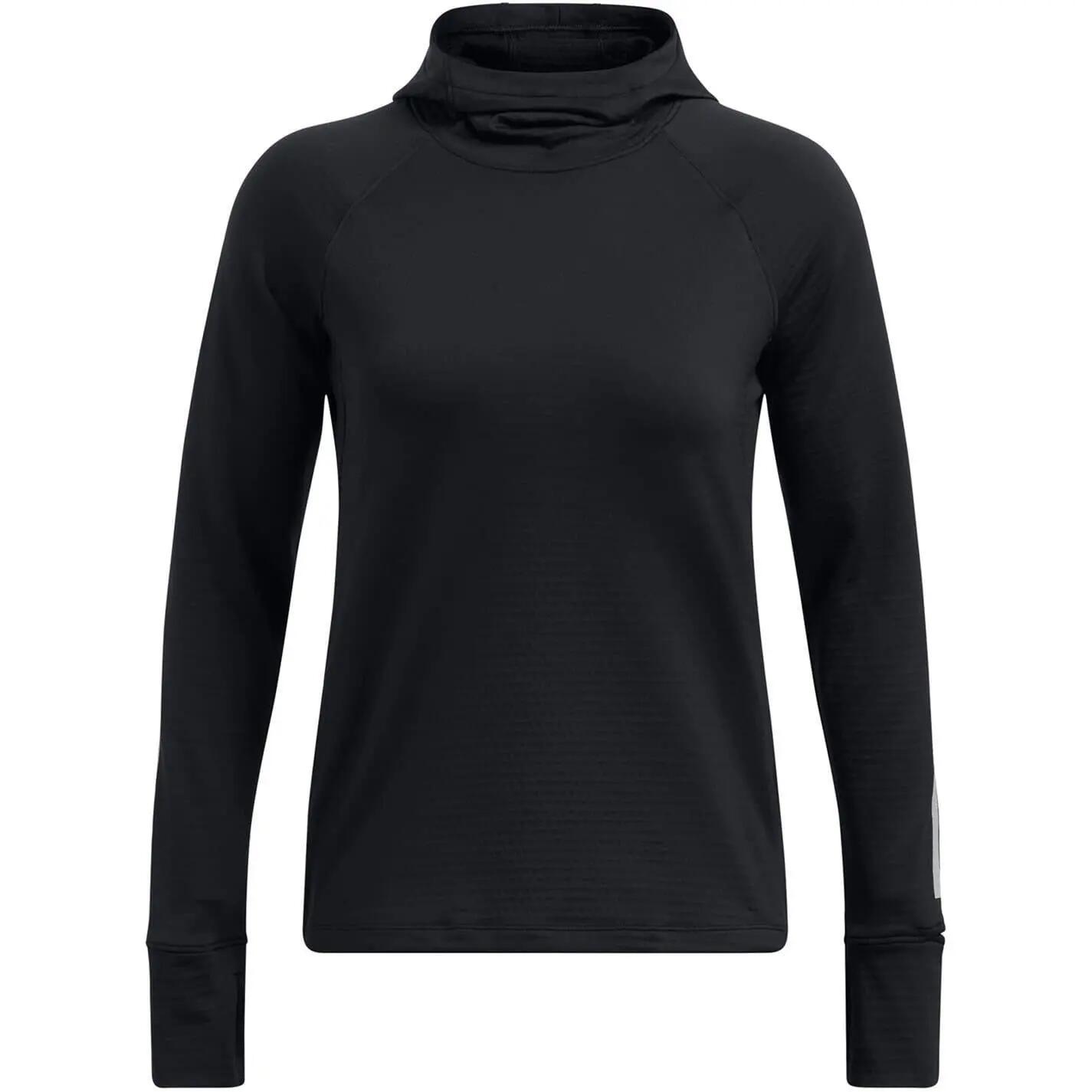 Sweat À Capuche Avec Cordons Course À Pied Femme (Noir) 2/4
