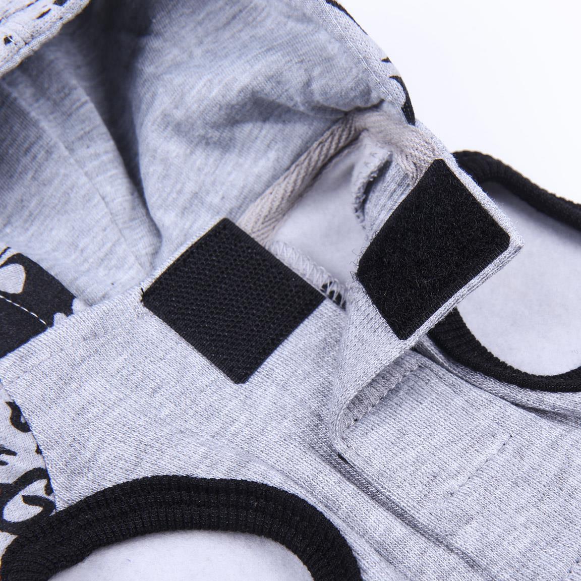 Sweat à capuche Batman pour chien, en coton doux, gris et noir 4/6