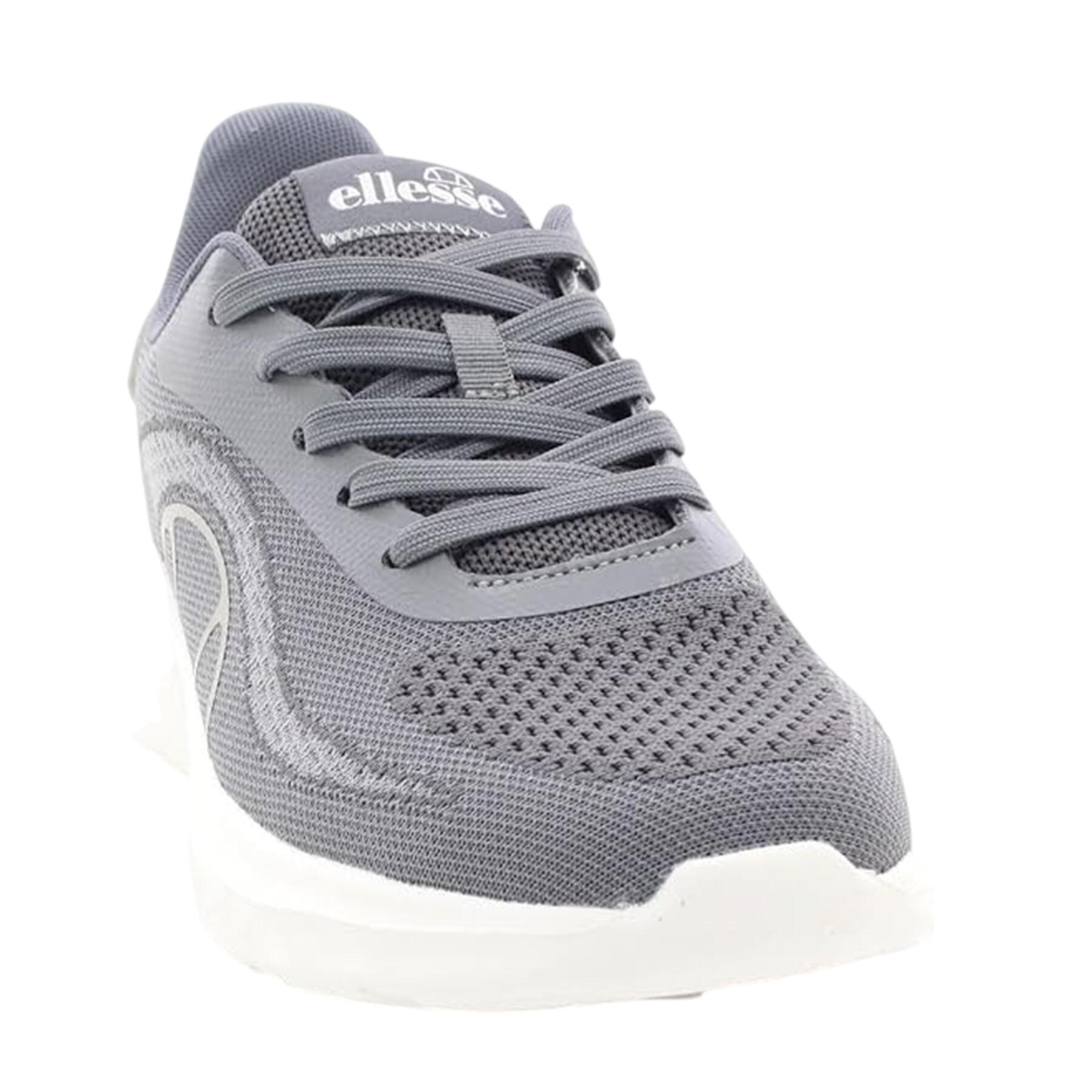 Scarpe Sportive Pelle PiattaUomo Ellesse Como Grigio 3/3