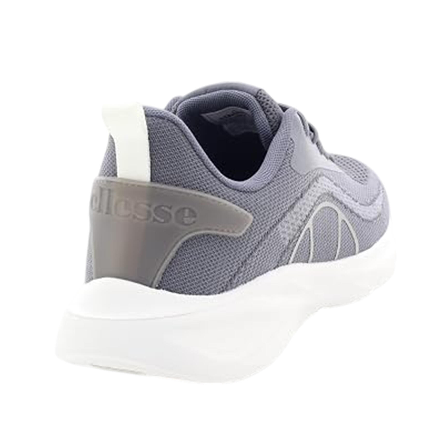 Scarpe Sportive Pelle PiattaUomo Ellesse Como Grigio 2/3