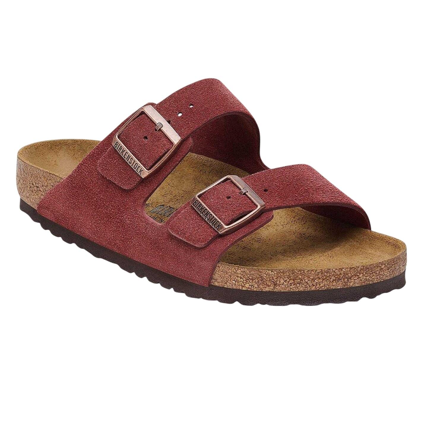 "Arizona" Sandalen für , Leder Damen Rot 3/3