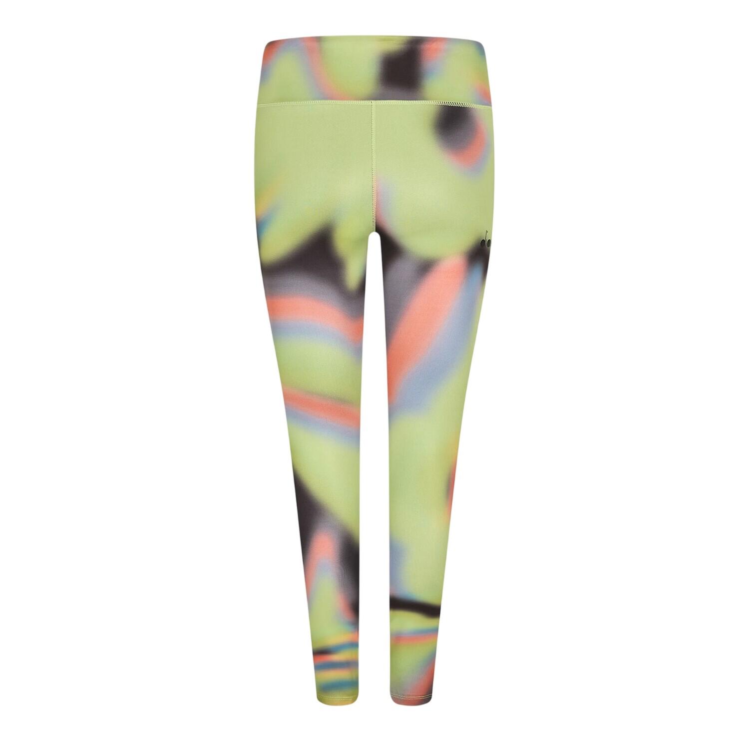 Leggings für , Training Damen Schwarz/Grün 3/3