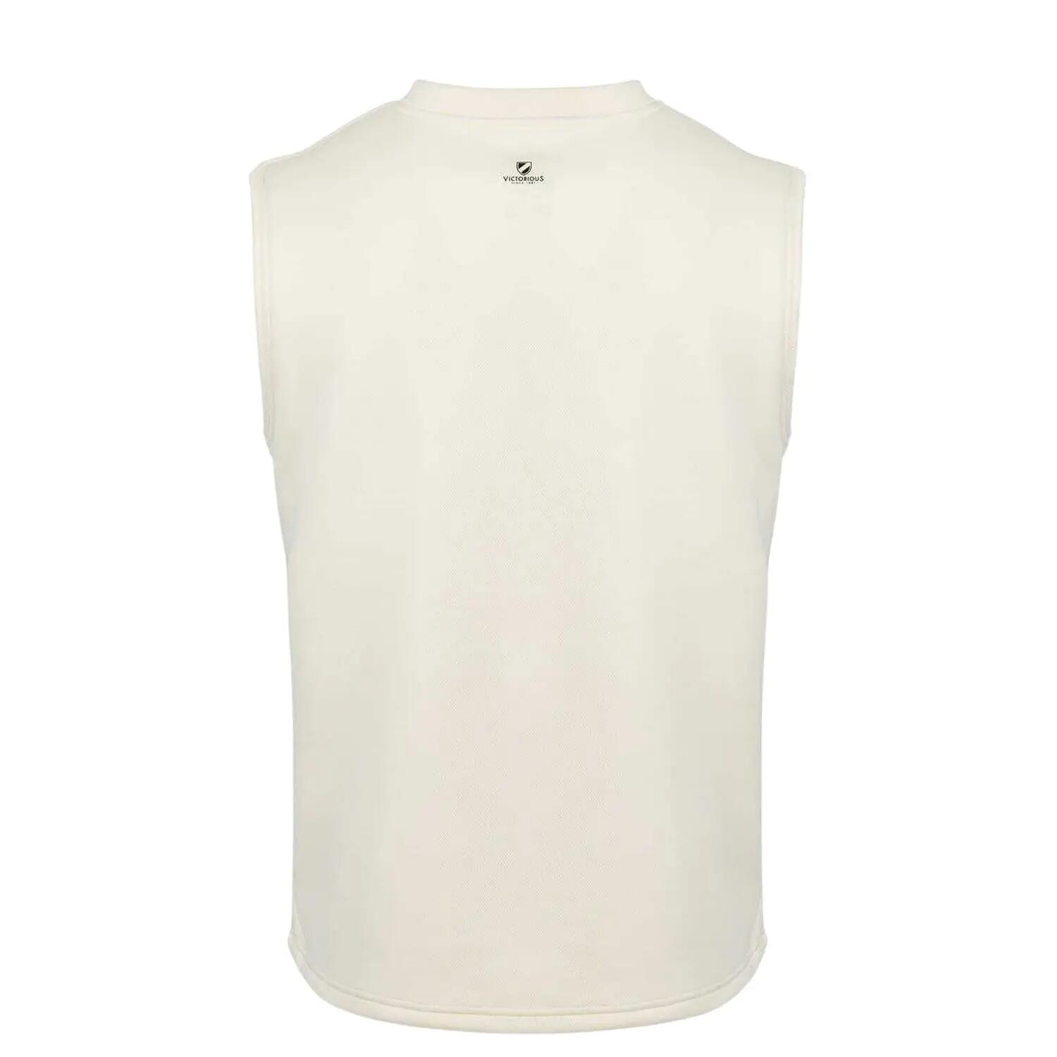PulloverWeste für , Kricket Herren Cremefarbe 3/4