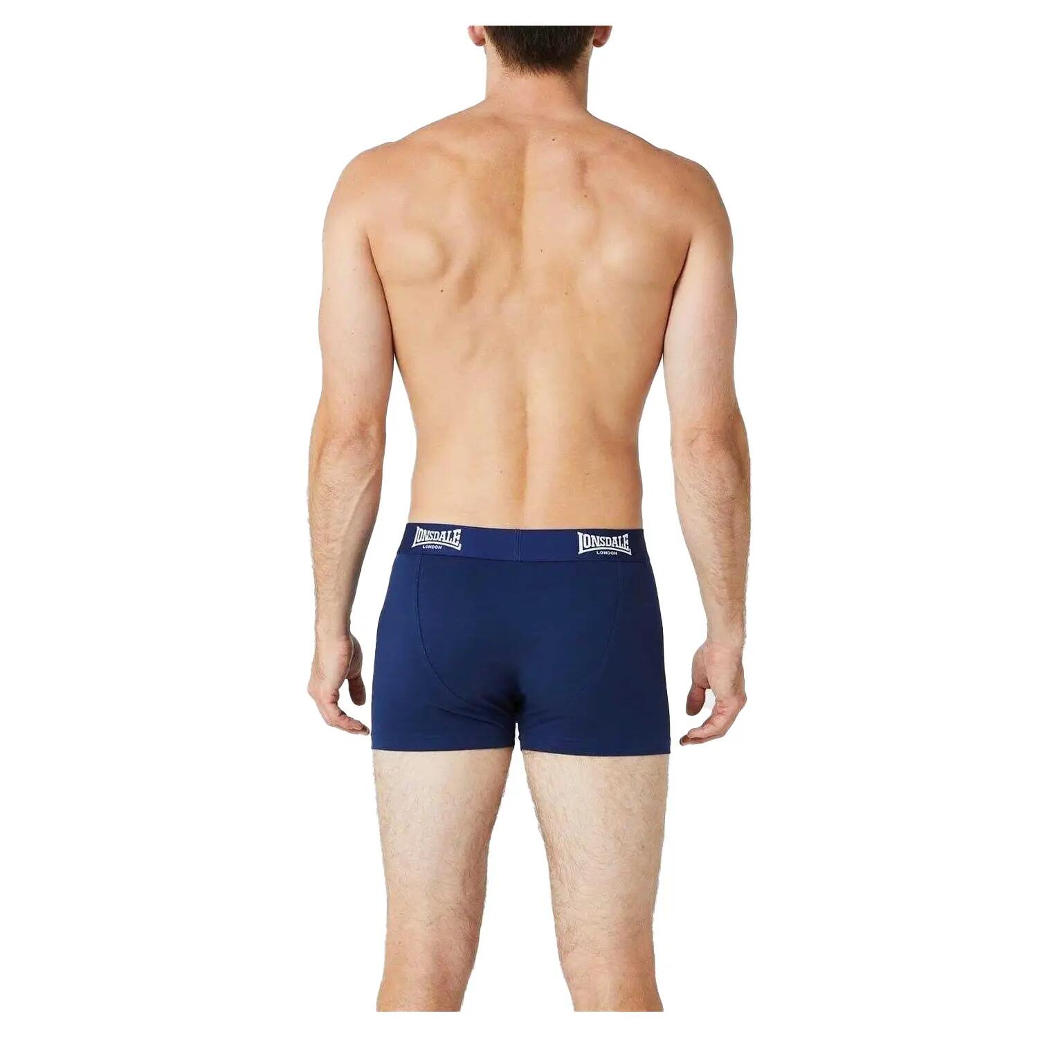 Boxershorts für (2erPack) Herren Marine 3/3