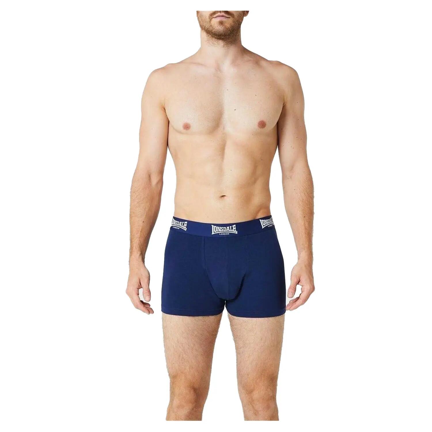 Boxershorts für (2erPack) Herren Marine 2/3