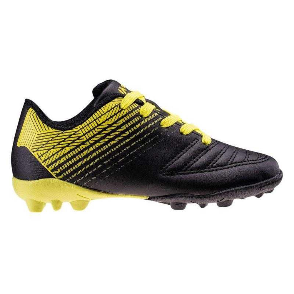 Chaussures De Foot MATOR Enfant (Noir / Vert) 3/4