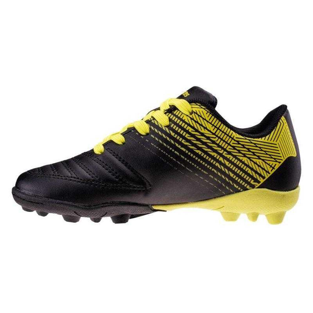 Chaussures De Foot MATOR Enfant (Noir / Vert) 2/4