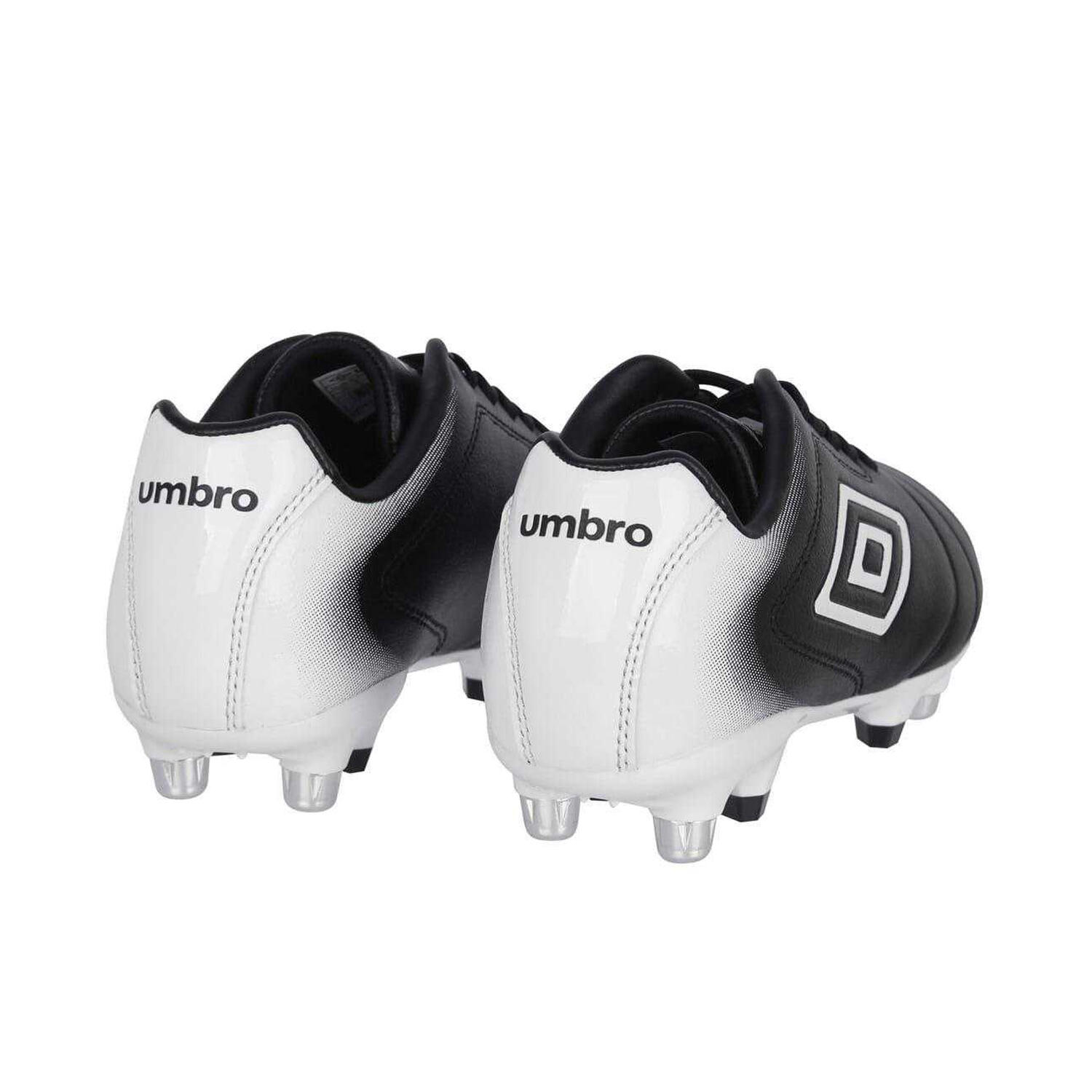 Chaussures De Foot Pour Terrain Souple CALCIO Enfant (Noir / Blanc) 2/4