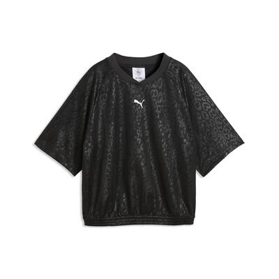 Puma sport relaxt t-shirt met dierenprint voor dames puma