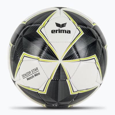 Erima senzor star match mini voetbal zwart/grijs maat 0