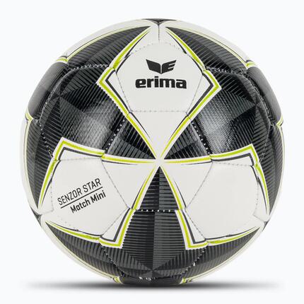 ERIMA Senzor Star Match Mini voetbal zwart/grijs maat 0