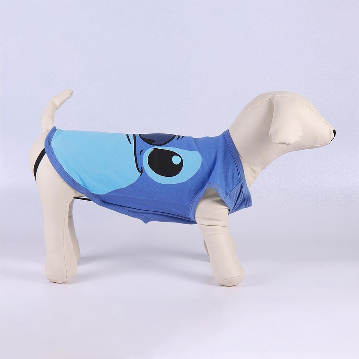 T-shirt Stitch Blue Dog, jersey simple doux et confortable 5/5
