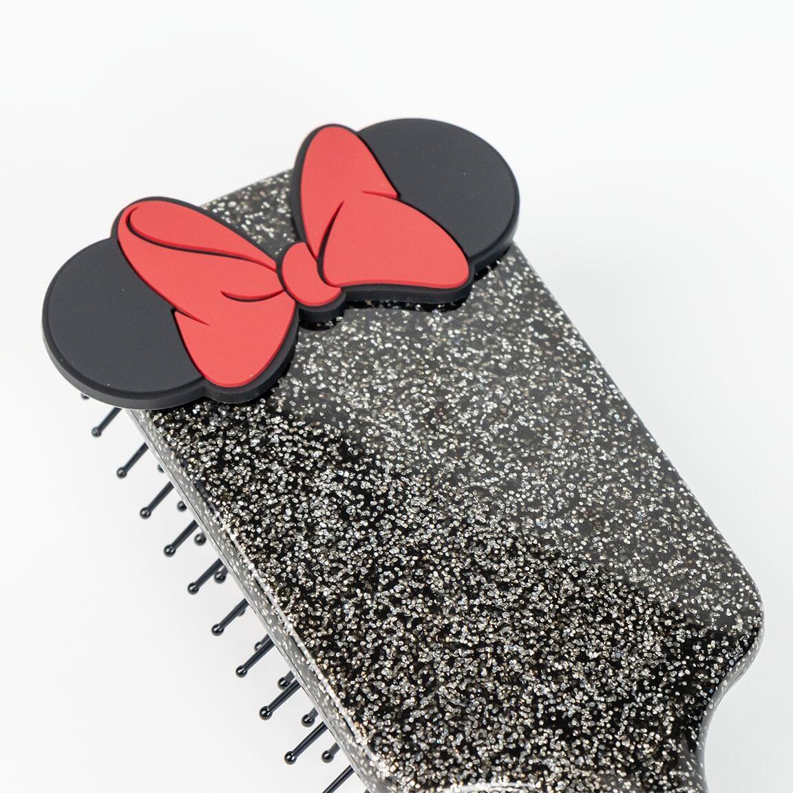 Brosse rectangulaire à paillettes Minnie Mouse pour enfants, en plastique ABS 4/4