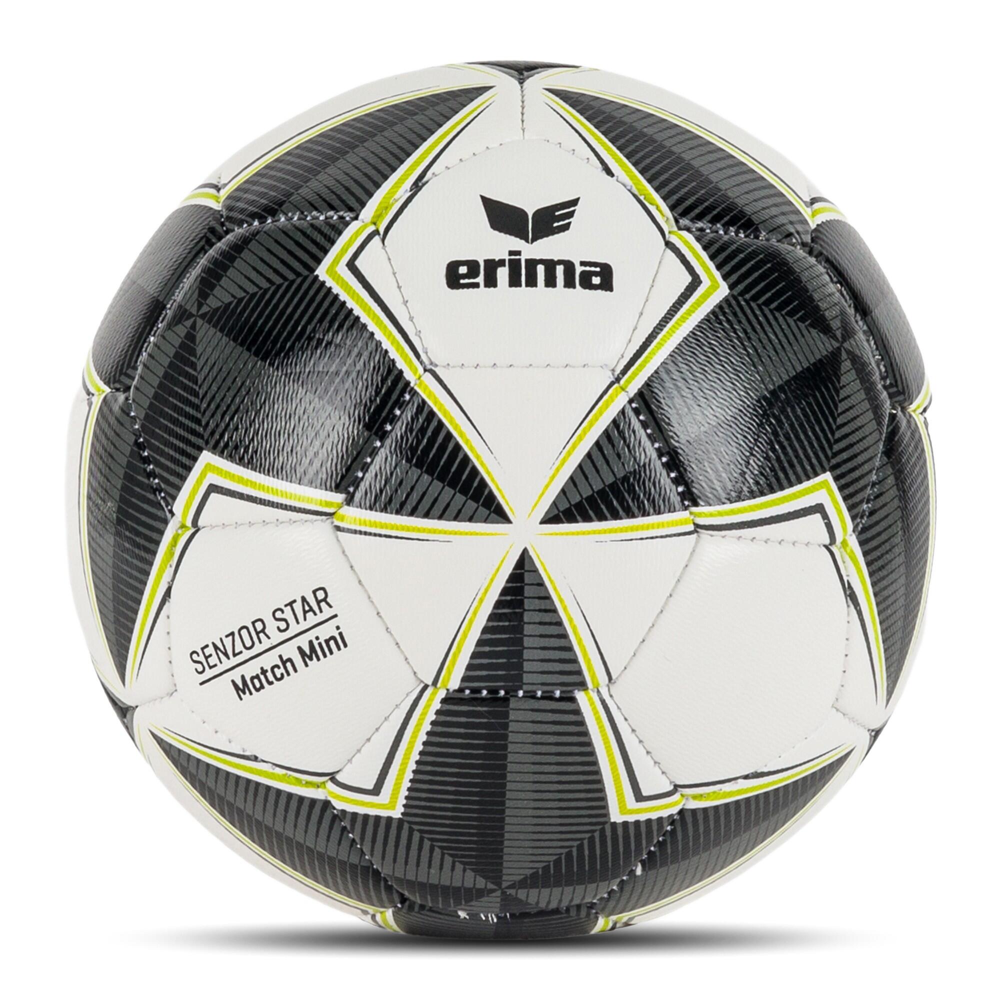 Ballon de football ERIMA Senzor Star Match Mini noir/gris taille 0 4/4