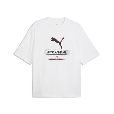 Puma sport boxy street graphic t-shirt voor heren puma