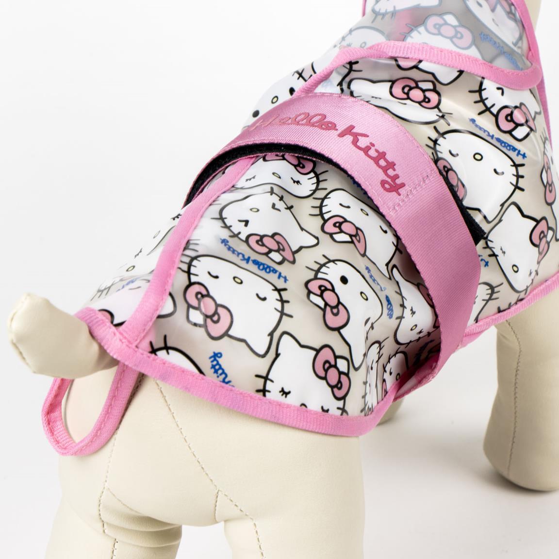 Imperméable pour chien Hello Kitty ajustable en EVA, rose avec imprimé 5/6