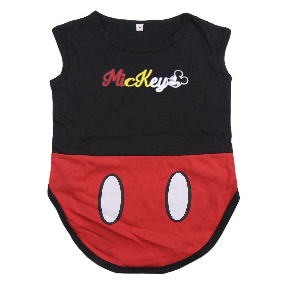 T-shirt pour chien Mickey Mouse en jersey simple, tissu doux et confortable 2/5