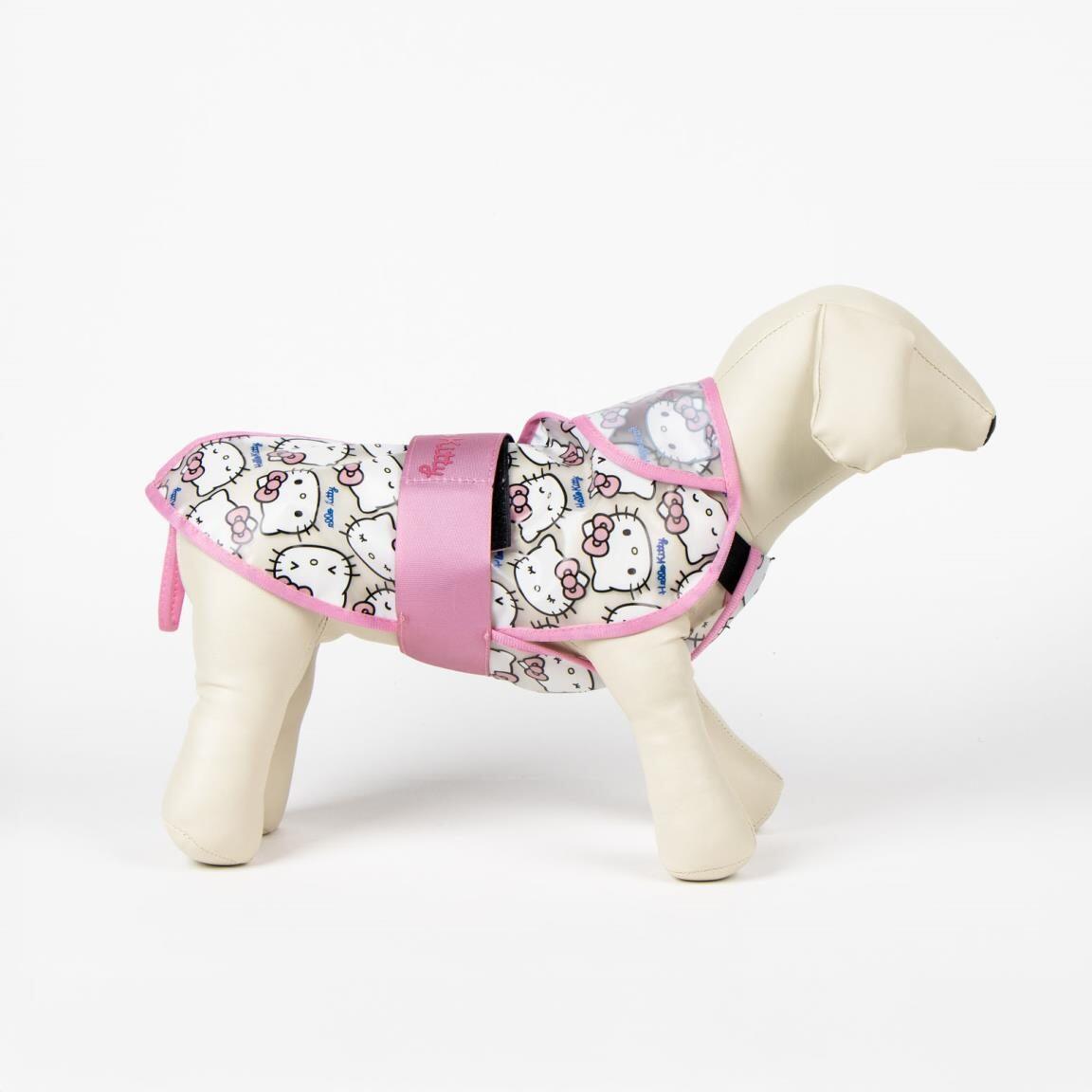 Imperméable pour chien Hello Kitty ajustable en EVA, rose avec imprimé 4/6