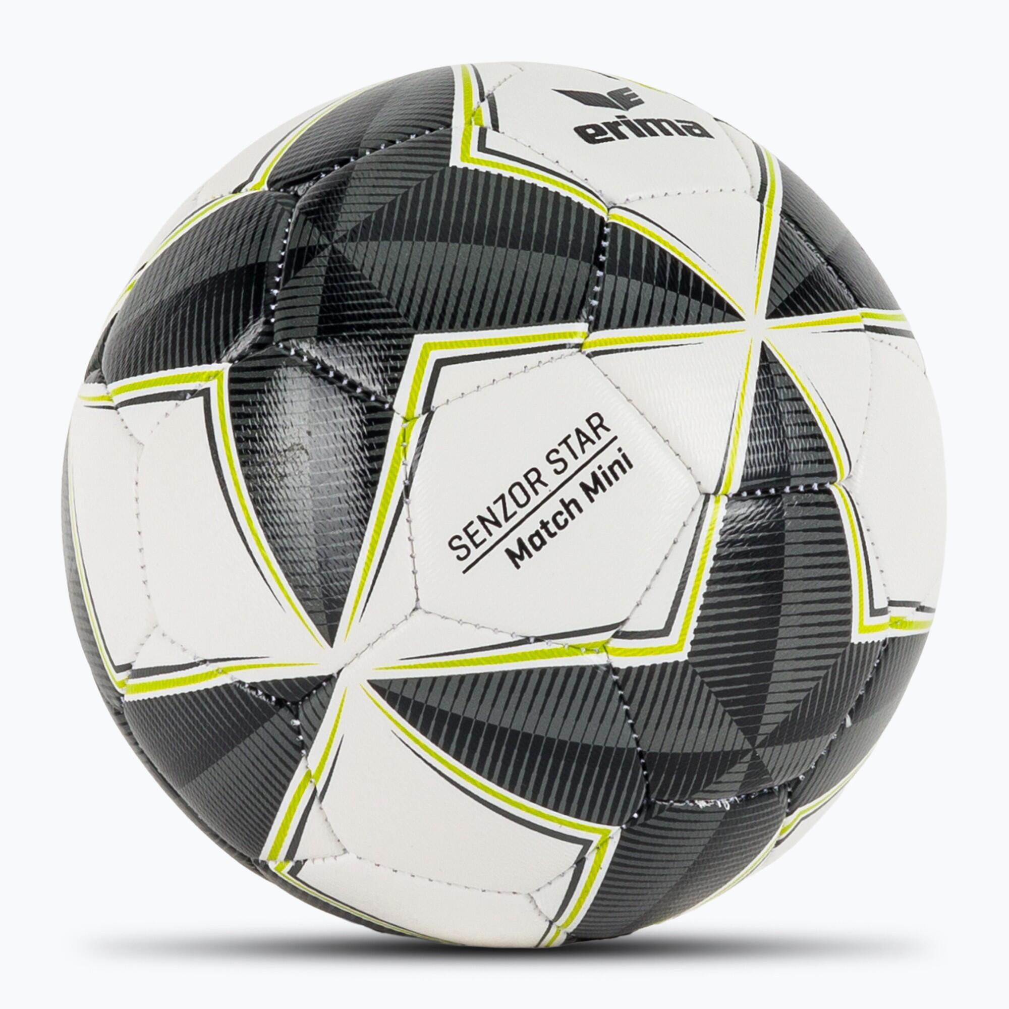 Ballon de football ERIMA Senzor Star Match Mini noir/gris taille 0 2/4