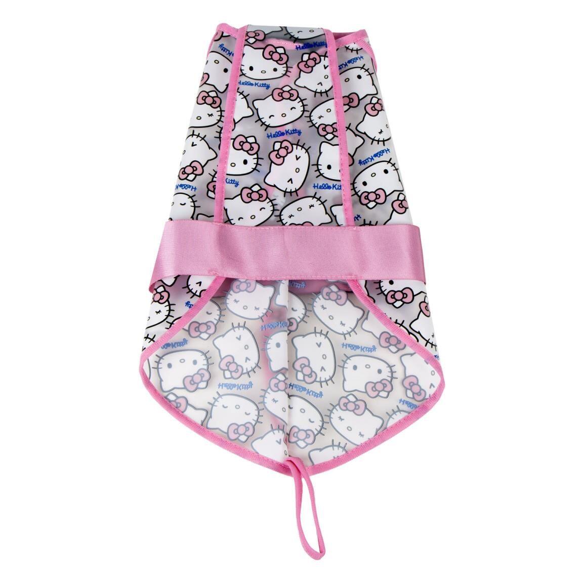 Imperméable pour chien Hello Kitty ajustable en EVA, rose avec imprimé 3/6