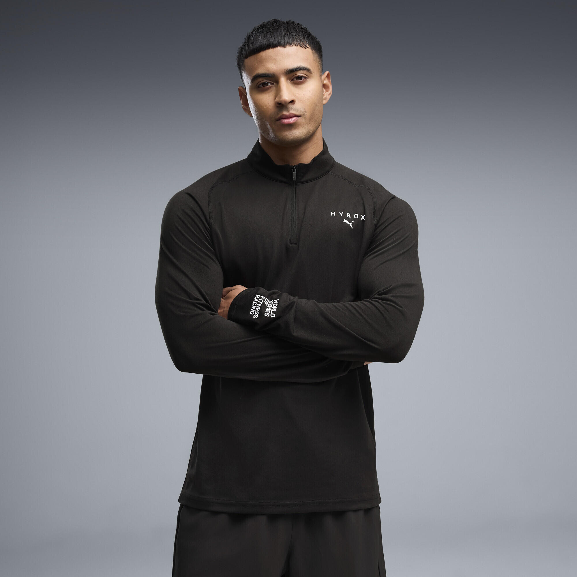 T-shirt à col zippé PUMA x HYROX Homme PUMA 2/5