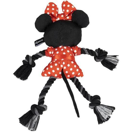 Corde à mâcher pour chien Minnie Mouse, jouet à mâcher en corde rouge et noire 2/7