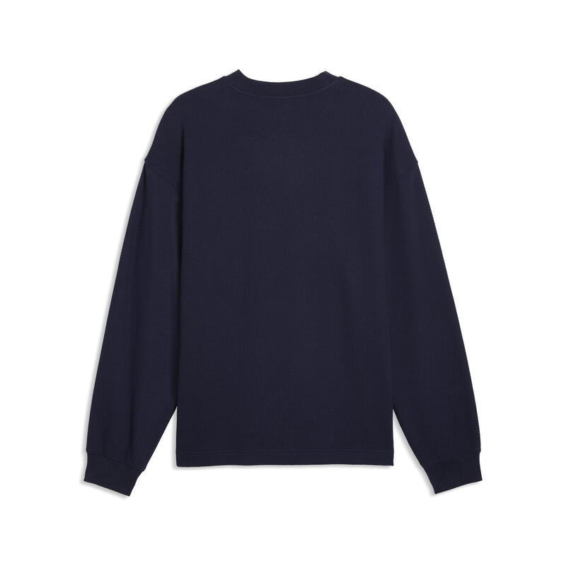 Essentials Elevated Relaxed Material Crew Sweatshirt Bărbați PUMA
