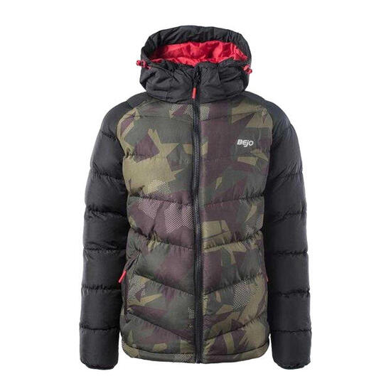 Veste Isolante Motif/style Camouflage BALDEY Enfant (Vert / Noir)