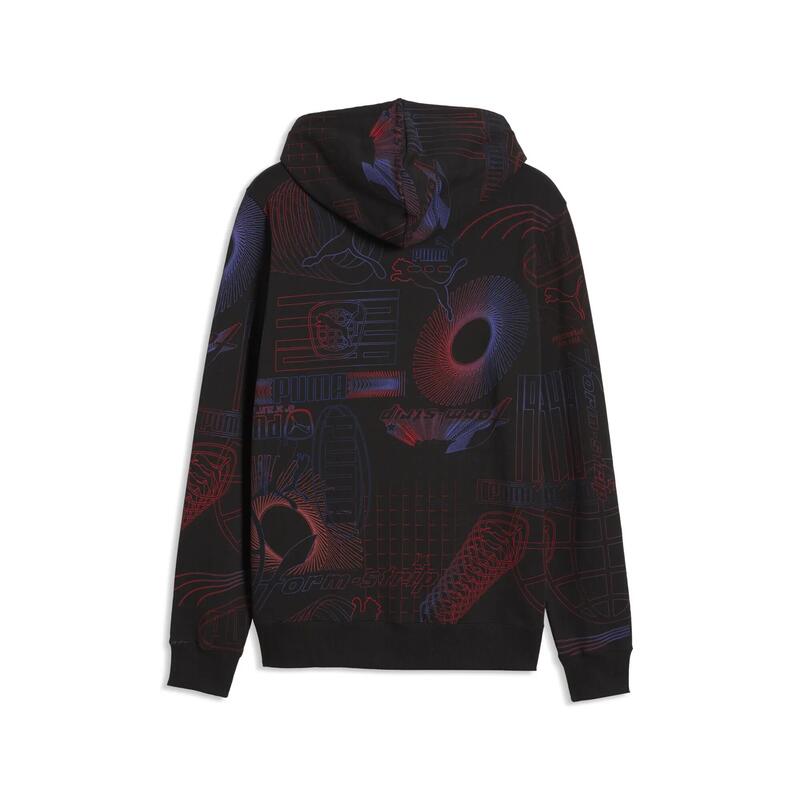 Hanorac cu glugă Essentials Printed Graphic pentru bărbați PUMA