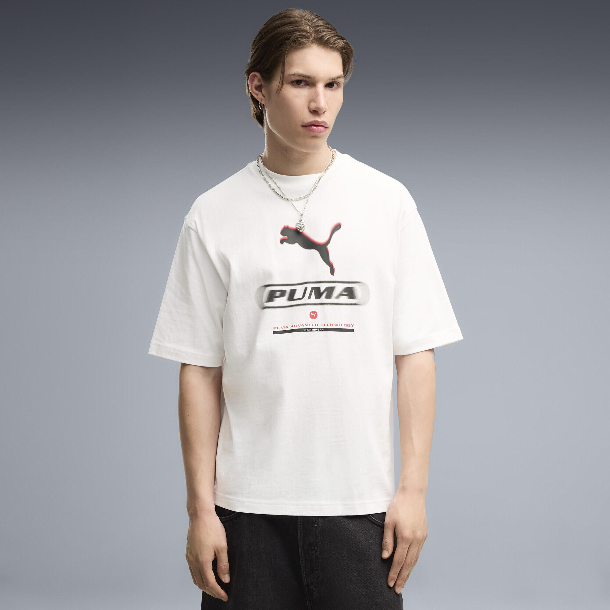 T-shirt PUMA Sport Boxy Street Graphic para homem PUMA 2/5
