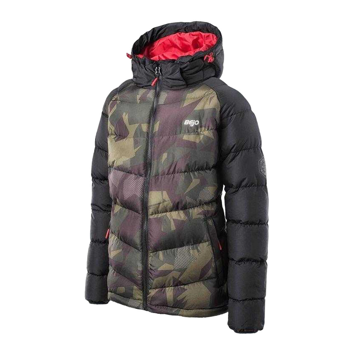 Casaco isolante de camuflagem Baldey para crianças/jovens (Verde / Preto) 3/4