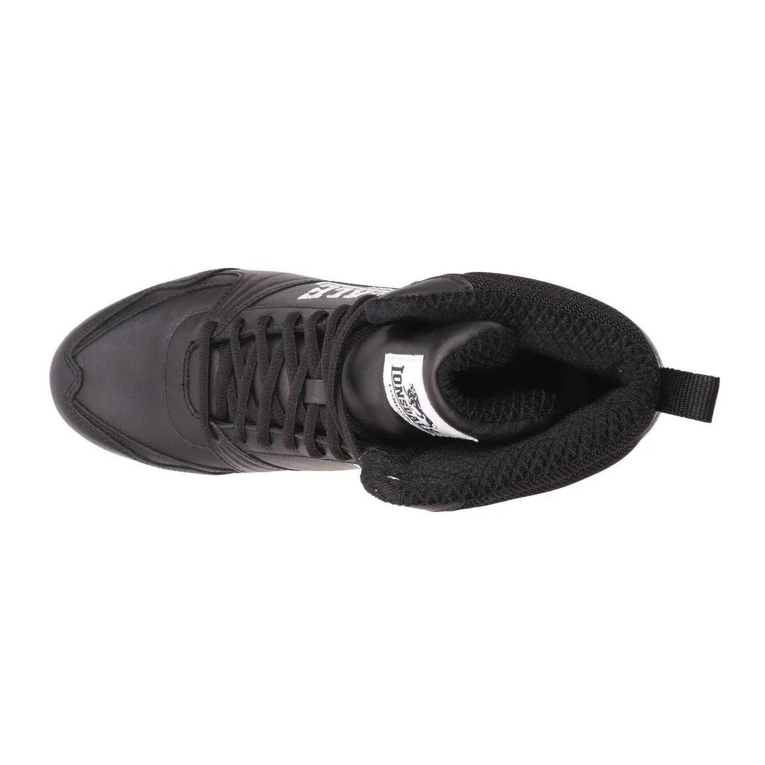 Stivali Da Pugilato PelleBambini Lonsdale Nero 2/4
