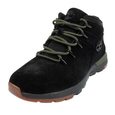 Scarpe Da Trekking Pelle Con Lacci Uomo Timberland Nero