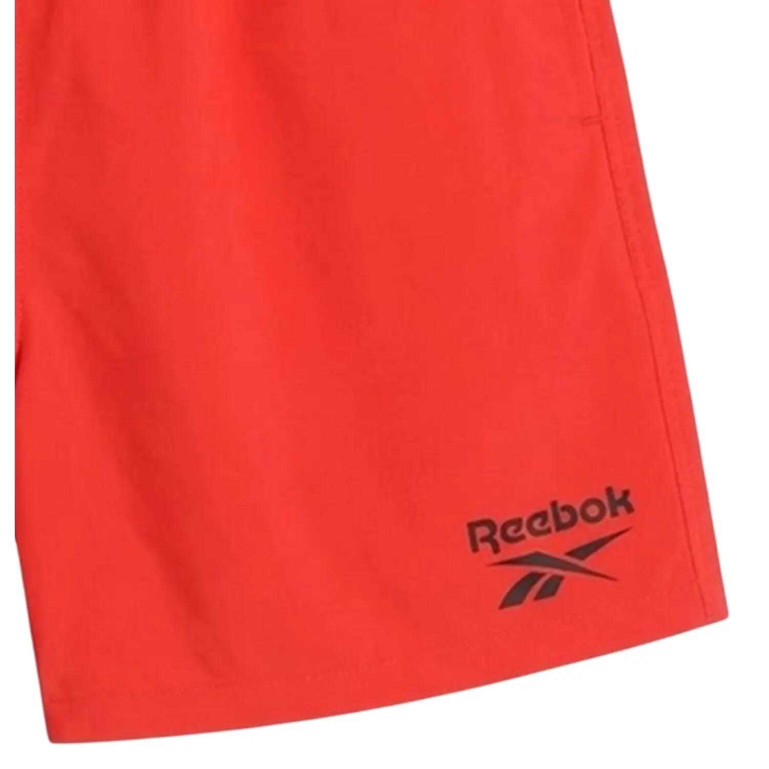 Mens Yale Swim Shorts (Red) 4/4